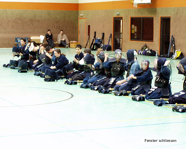 Jugendkadertraining des Deutschen Kendobundes mit Nishida sensei (7. Dan)